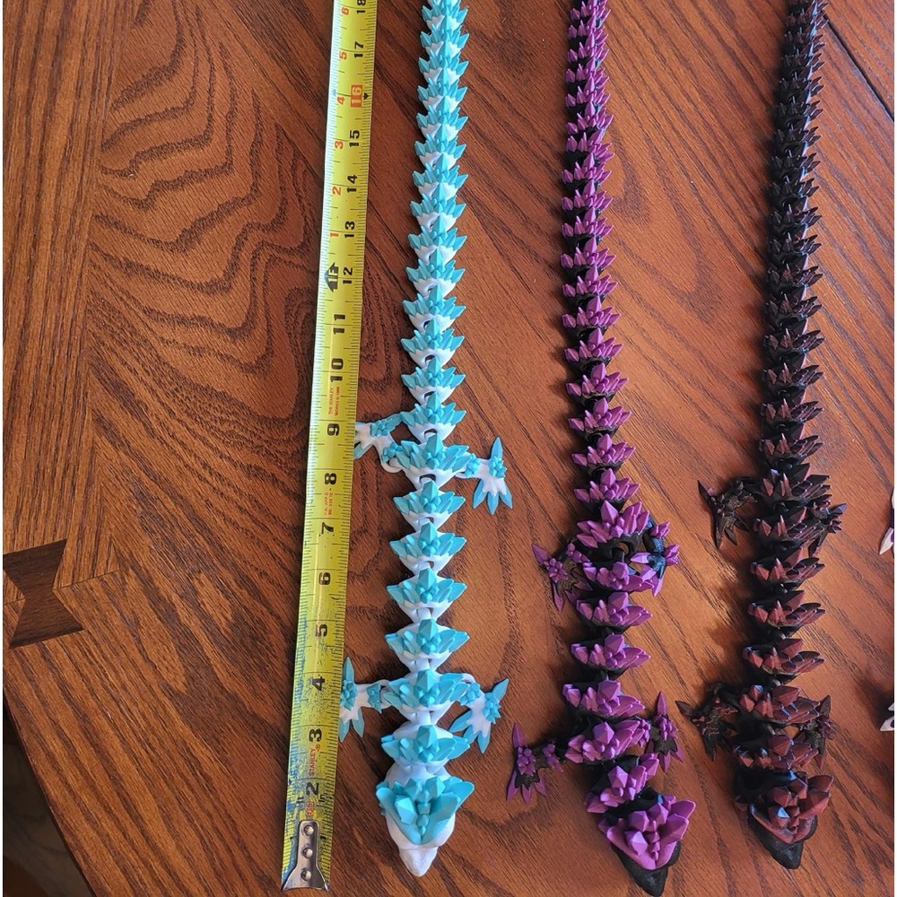 3D Printed Dragon.  Other items can be printed as well.